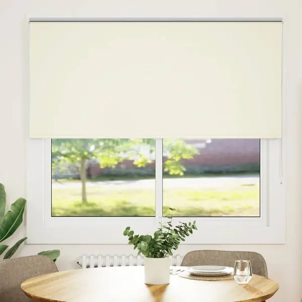 Gossi jaluza cu role opace ivoar 165x130 cm latime material 161,6 cm