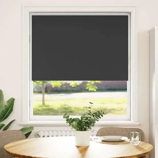 Gossi jaluza cu role opace negru 105x175 cm latime material 100,7 cm
