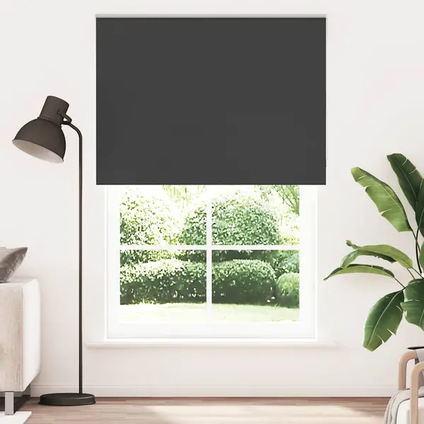 Gossi jaluza cu role opace negru 160x230 cm latime material 156,6 cm