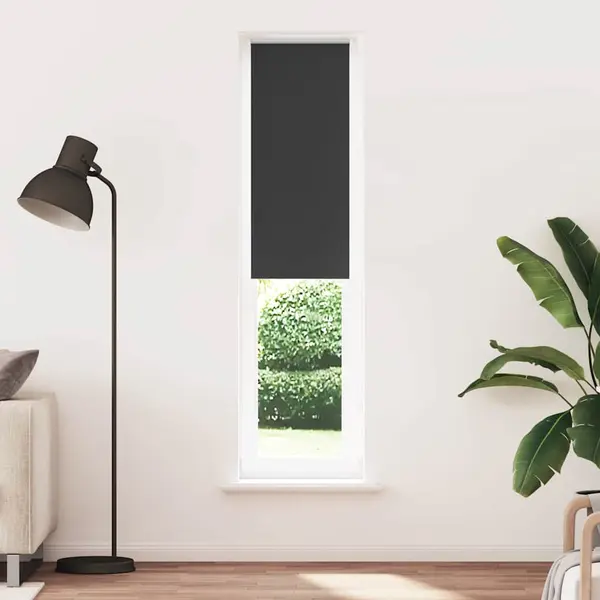 Gossi jaluza cu role opace negru 60x210 cm latime material 55,7 cm