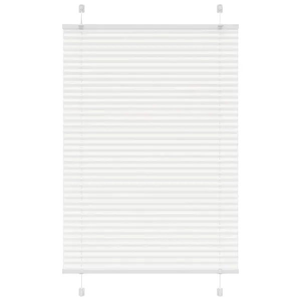 Gossi jaluza plisata alb 100x100cm latime tesatura 99,4cm poliester
