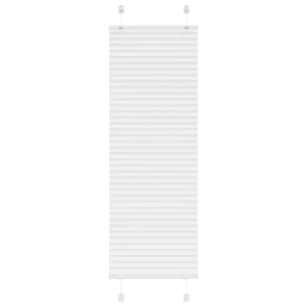 Gossi jaluza plisata alb 40x150 cm latime tesatura 39,4cm poliester