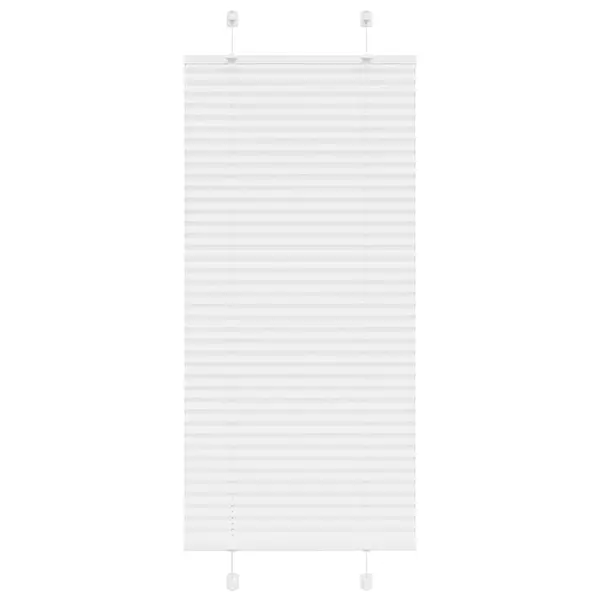 Gossi jaluza plisata alb 60x100 cm latime tesatura 59,4cm poliester