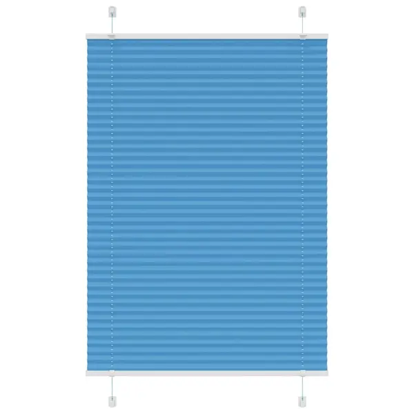 Gossi jaluza plisata albastru 100x100cm latime tesatura 99,4cm