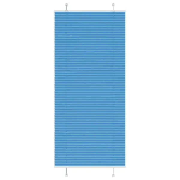Gossi jaluza plisata albastru 100x200 cm latime tesatura 99,4 cm