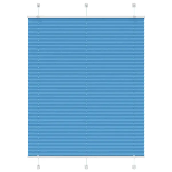 Gossi jaluza plisata albastru 105x100 cm latime tesatura 104,4 cm