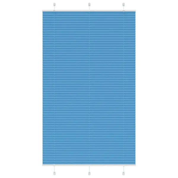 Gossi jaluza plisata albastru 115x200 cm latime tesatura 114,4 cm