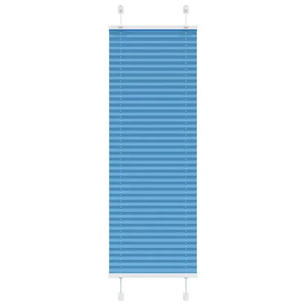 Gossi jaluza plisata albastru 40x150 cm latime tesatura 39,4 cm