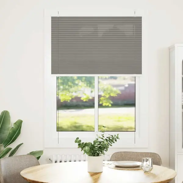 Gossi jaluza plisata antracit 100x100 cm latime tesatura 99,4 cm