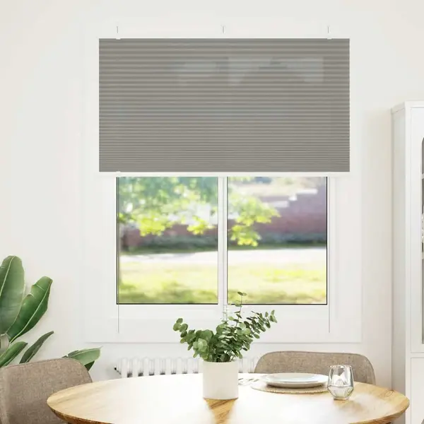 Gossi jaluza plisata antracit 105x100 cm latime tesatura 104,4 cm