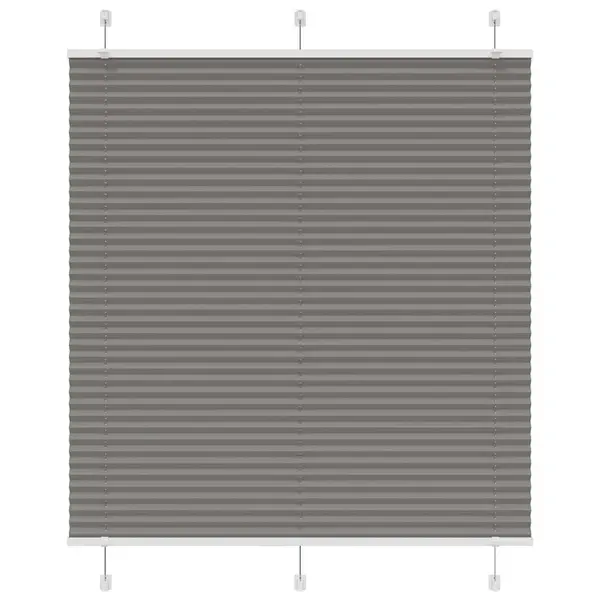 Gossi jaluza plisata antracit 120x150 cm latime tesatura 119,4 cm