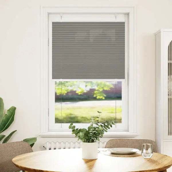 Gossi jaluza plisata antracit 75x100 cm latime tesatura 74,4 cm