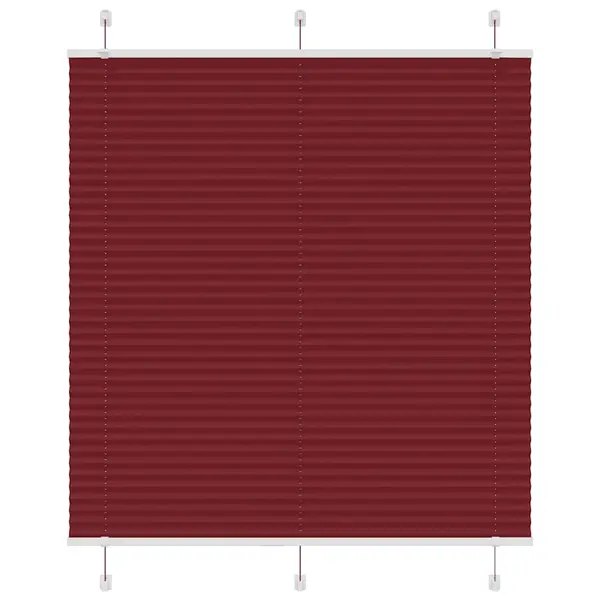 Gossi jaluza plisata bordeaux rosu 120x150 cm latime tesatura