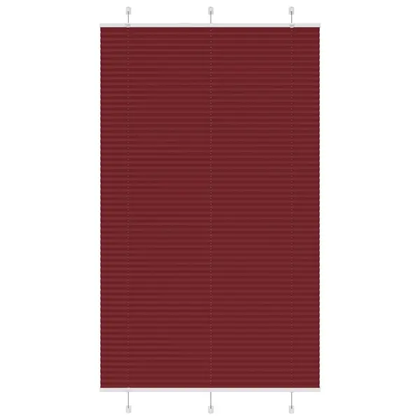 Gossi jaluza plisata bordeaux rosu 120x200 cm latime tesatura