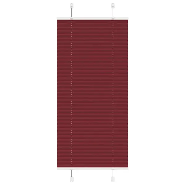 Gossi jaluza plisata bordeaux rosu 60x100 cm latime tesatura 59,4 cm