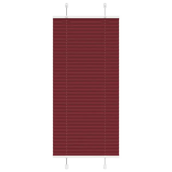 Gossi jaluza plisata bordeaux rosu 60x150 cm latime tesatura