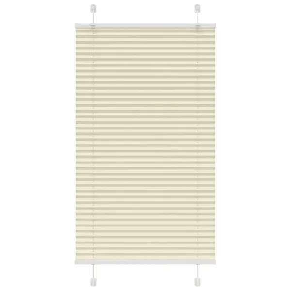 Gossi jaluza plisata crem 80x100cm latime tesatura 79,4 cm