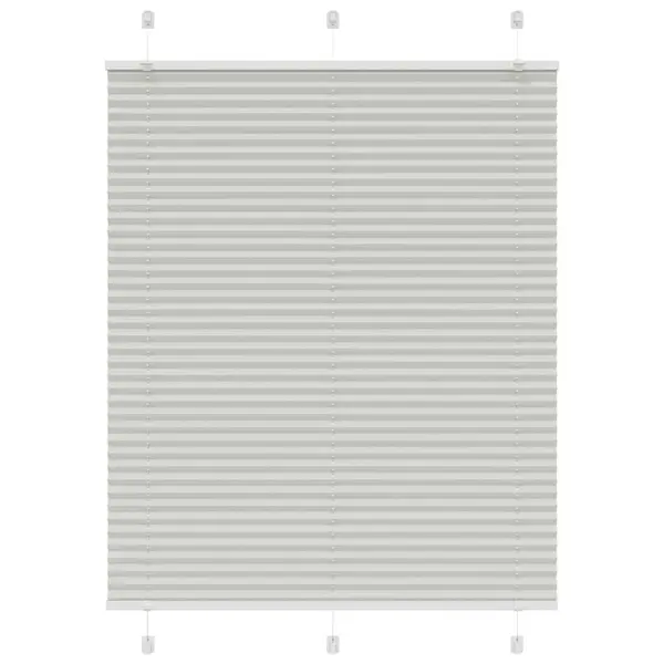 Gossi jaluza plisata gri deschis 105x100 cm latime tesatura 104,4 cm