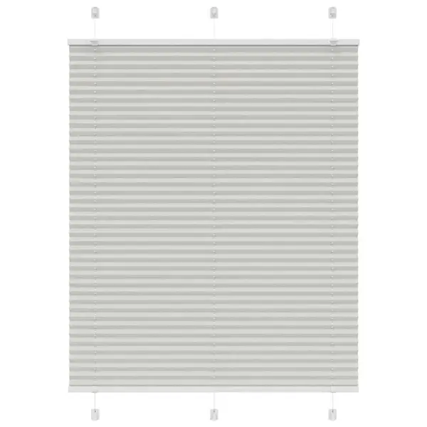 Gossi jaluza plisata gri deschis 110x150 cm latime tesatura 109,4 cm