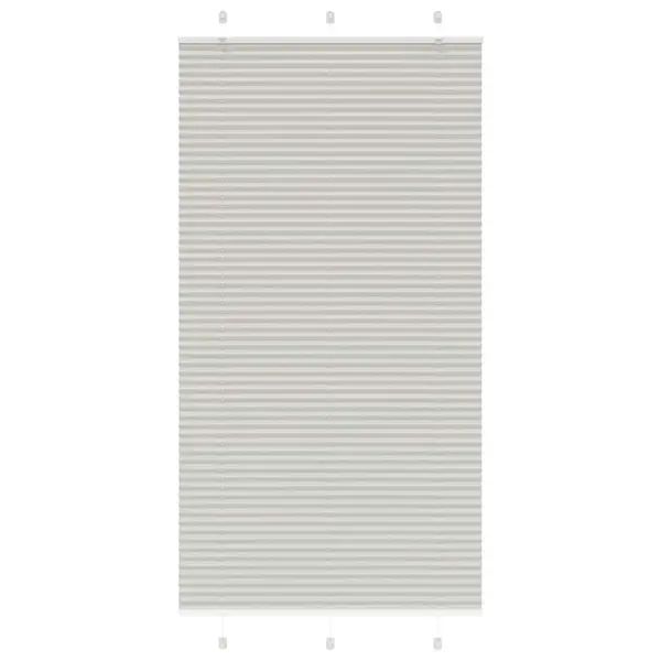 Gossi jaluza plisata gri deschis 110x200 cm latime tesatura 109,4 cm