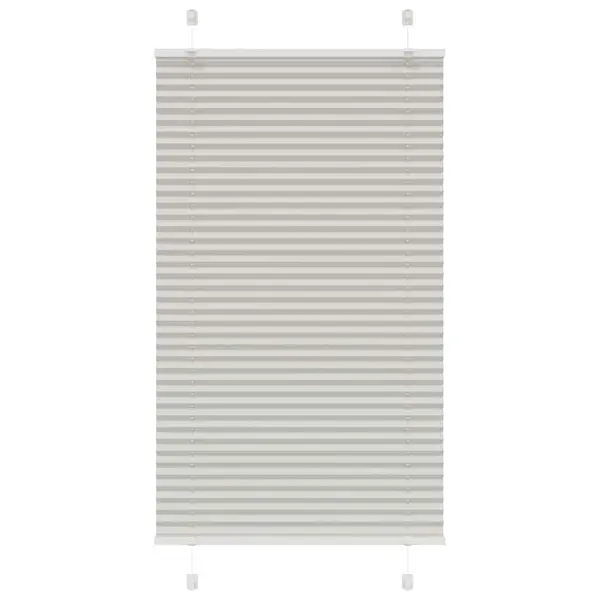 Gossi jaluza plisata gri deschis 70x100 cm latime tesatura 69,4 cm