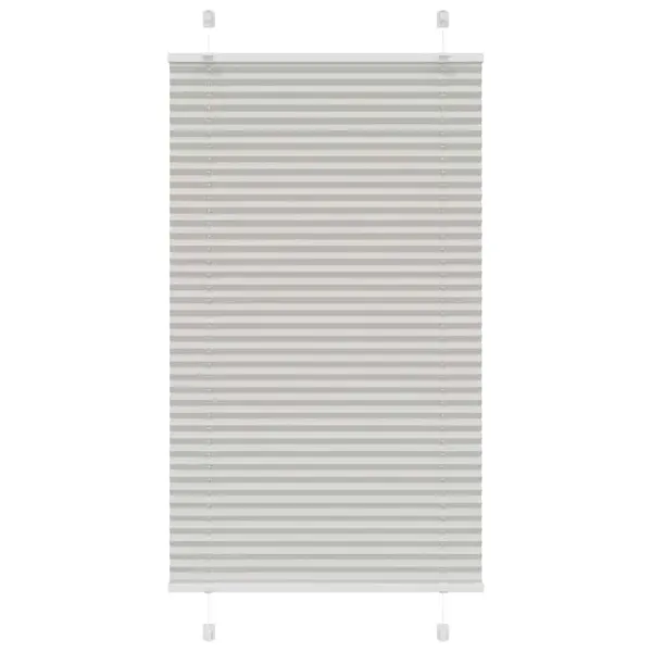 Gossi jaluza plisata gri deschis 80x100cm latime tesatura 79,4 cm