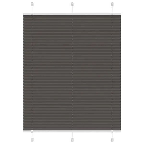 Gossi jaluza plisata negru 105x100 cm latime tesatura 104,4 cm