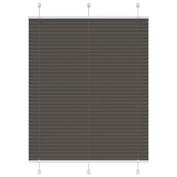 Gossi jaluza plisata negru 105x150 cm latime tesatura 104,4 cm
