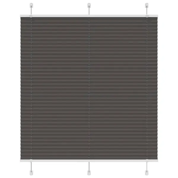 Gossi jaluza plisata negru 115x150 cm latime tesatura 114,4 cm