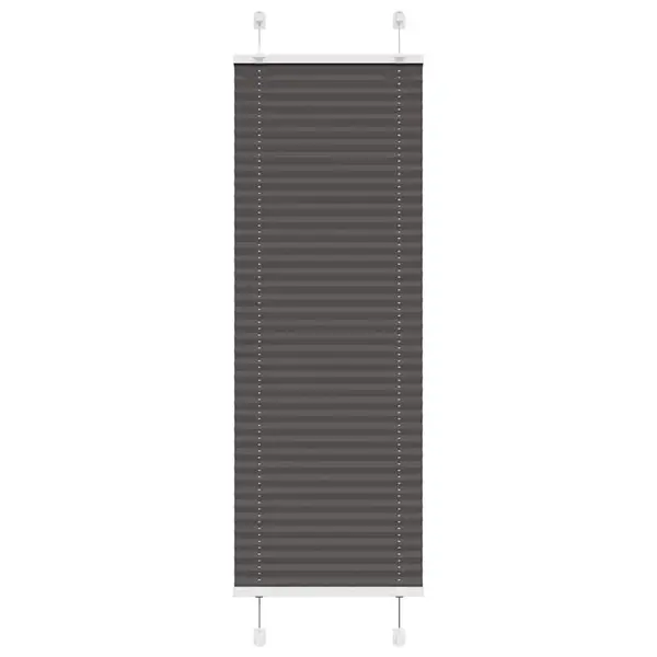 Gossi jaluza plisata negru 40x150 cm latime tesatura 39,4cm poliester