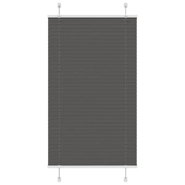 Gossi jaluza plisata negru 80x150 cm latime tesatura 79,4cm poliester