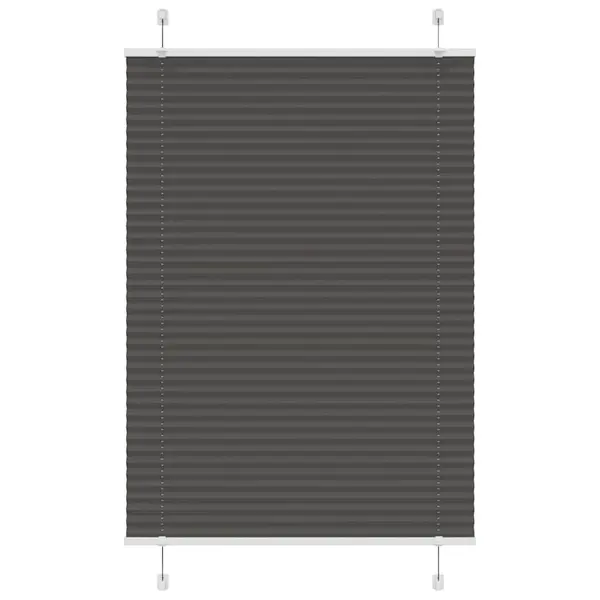 Gossi jaluza plisata negru 85x100cm latime tesatura 84,4 cm poliester