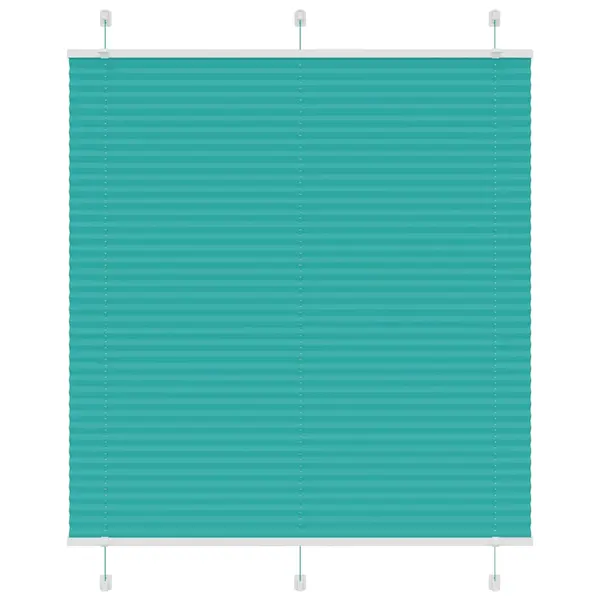 Gossi jaluza plisata verde petrol 115x100 cm latime tesatura 114,4 cm