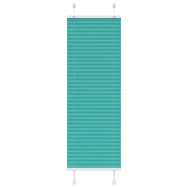 Gossi jaluza plisata verde petrol 40x150 cm latime tesatura 39,4 cm