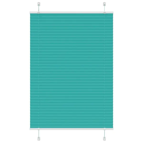Gossi jaluza plisata verde petrol 85x100cm latime tesatura 84,4 cm