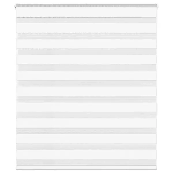Gossi jaluzea tip zebra alb latime tesatura 120,9 cm poliester