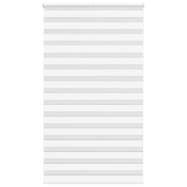 Gossi jaluzea tip zebra alb latime tesatura 120,9 cm poliester
