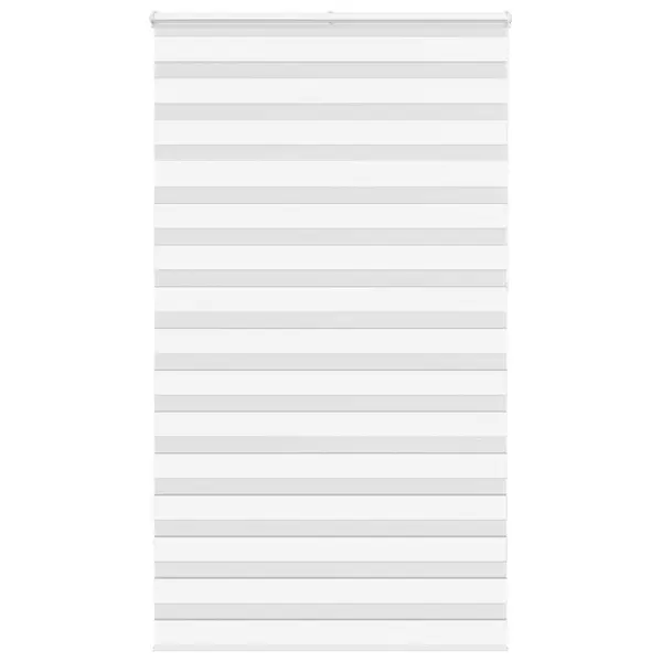 Gossi jaluzea tip zebra alb latime tesatura 125,9 cm poliester