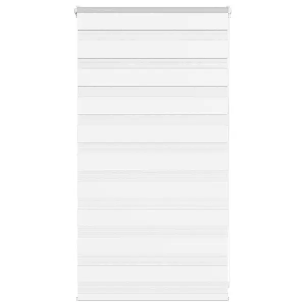 Gossi jaluzea tip zebra alb latime tesatura 70,9 cm poliester