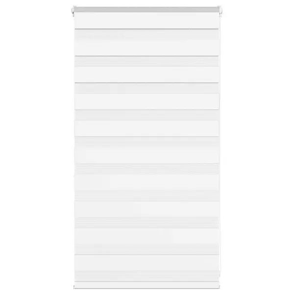 Gossi jaluzea tip zebra alb latime tesatura 80,9 cm poliester