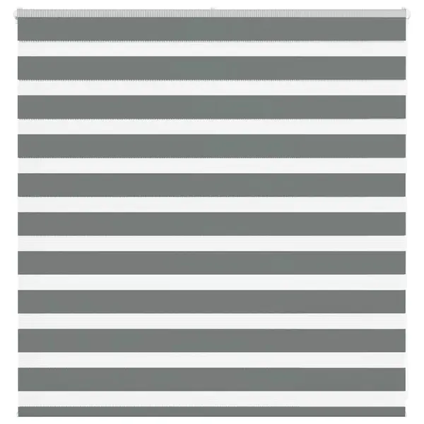 Gossi jaluzea tip zebra gri inchis latime tesatura 140,9 cm poliester
