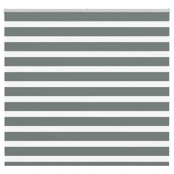 Gossi jaluzea tip zebra gri inchis latime tesatura 155,9 cm poliester
