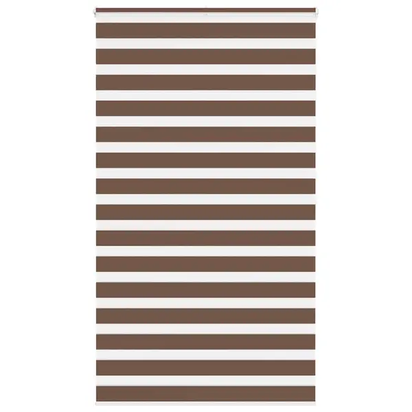 Gossi jaluzea tip zebra maro latime tesatura 120,9 cm poliester