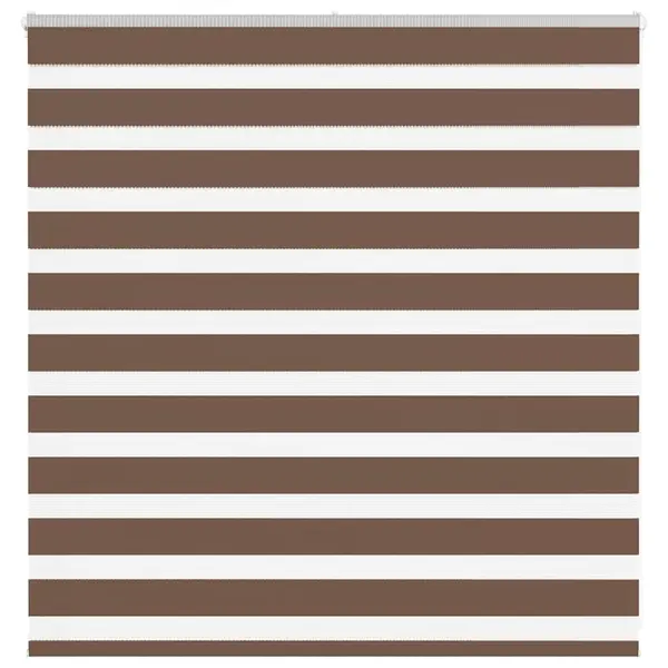Gossi jaluzea tip zebra maro latime tesatura 135,9 cm poliester