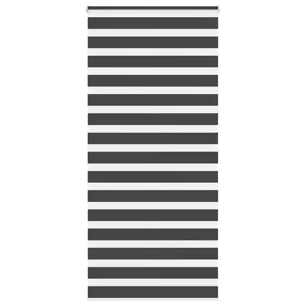 Gossi jaluzea tip zebra neagra latime tesatura 100,9 cm poliester