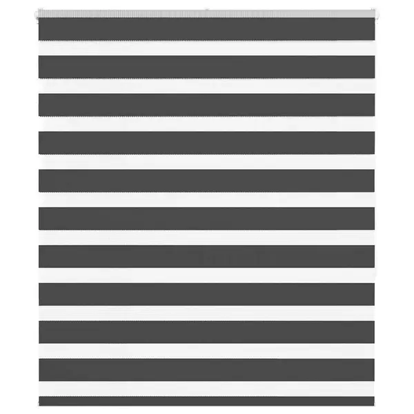 Gossi jaluzea tip zebra neagra latime tesatura 115,9 cm poliester