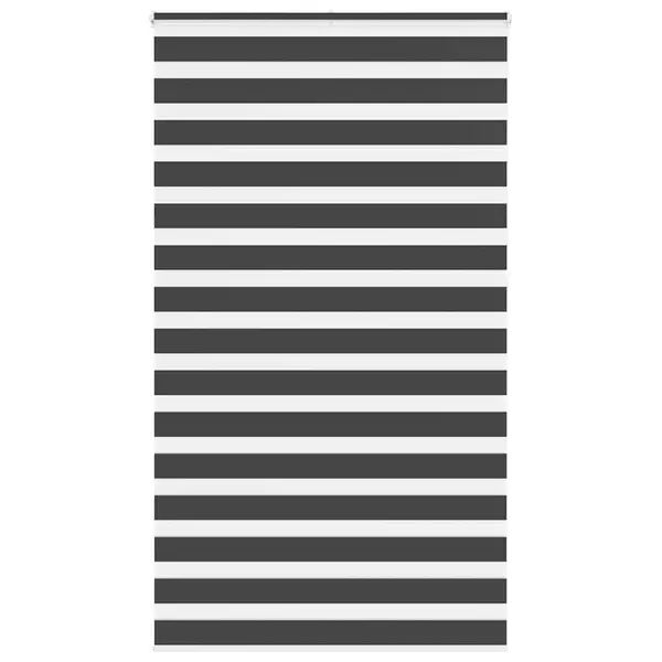 Gossi jaluzea tip zebra neagra latime tesatura 120,9 cm poliester