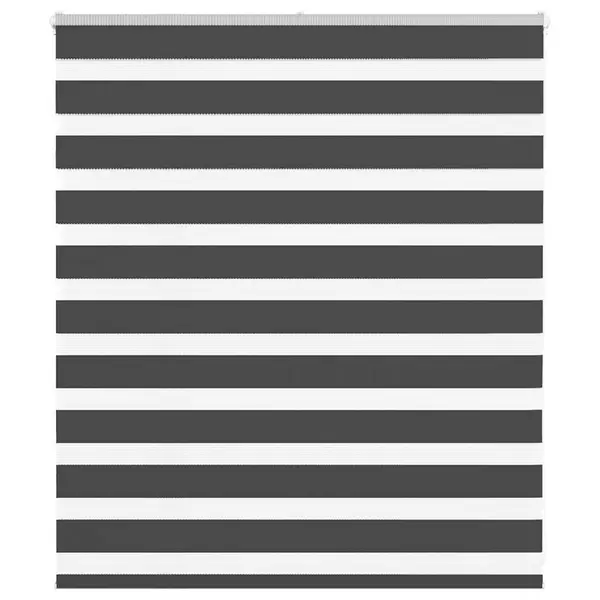 Gossi jaluzea tip zebra neagra latime tesatura 120,9 cm poliester