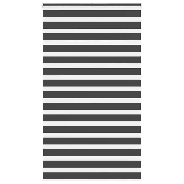 Gossi jaluzea tip zebra neagra latime tesatura 120,9 cm poliester