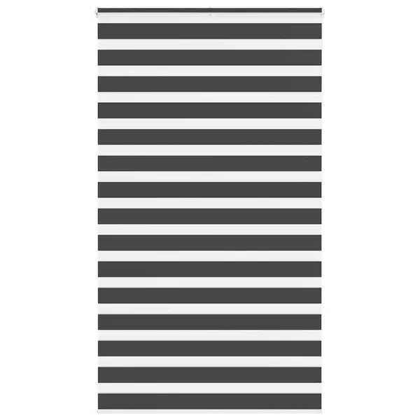 Gossi jaluzea tip zebra neagra latime tesatura 130,9 cm poliester